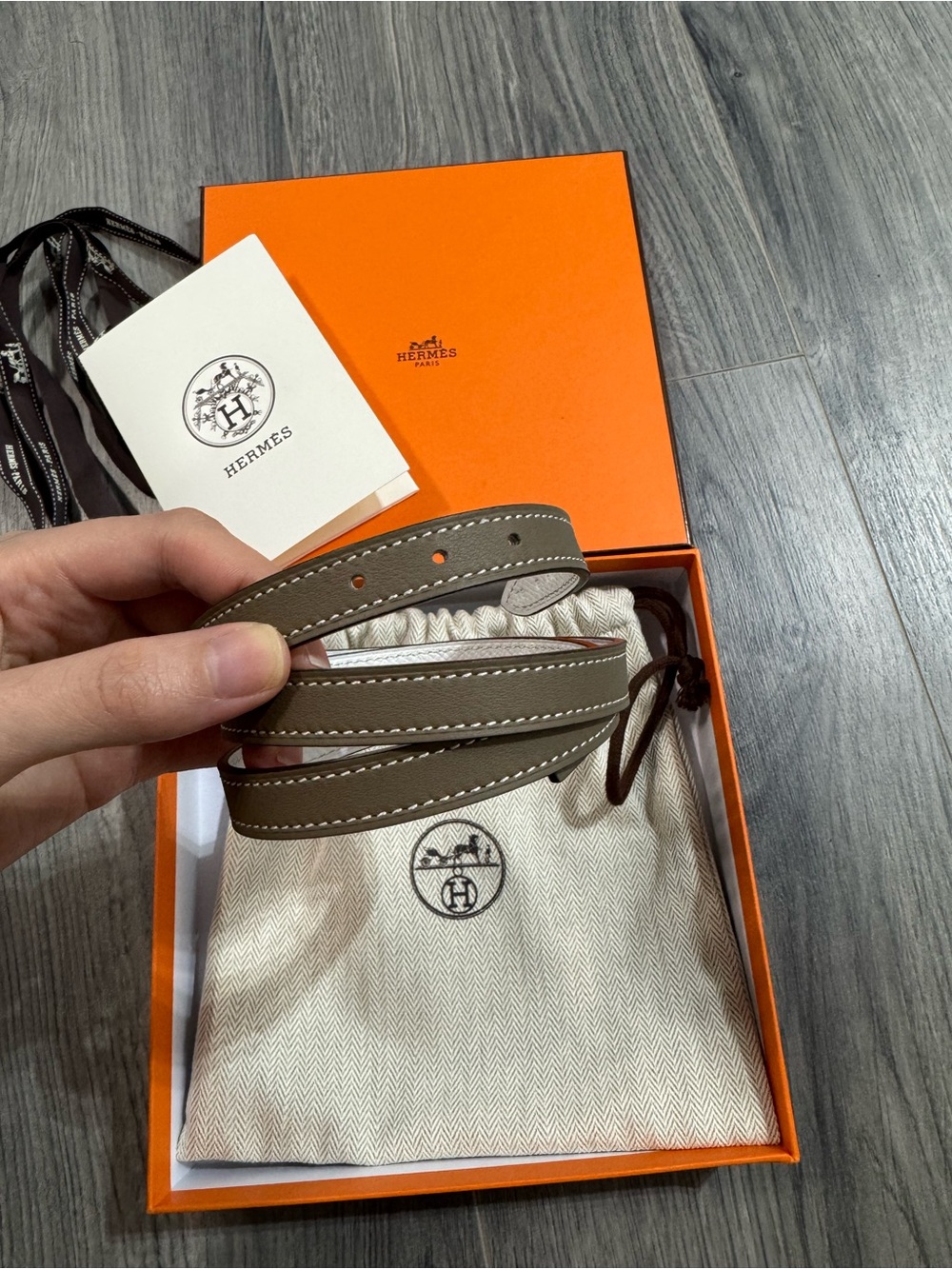 Hermes Belt Leather Strap Reversible